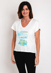 Eva Kayan Graphic Cotton T-Shirt, White