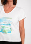 Eva Kayan Graphic Cotton T-Shirt, White