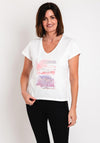 Eva Kayan Graphic Cotton T-Shirt, White