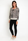 Eva Kayan Leopard Print Sweater, Stone Multi