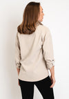 Eva Kayan Tallie Subtle Corduroy Blouse, Latte