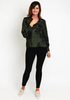 Eva Kayan Leopard Print Sweater, Green