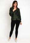 Eva Kayan Leopard Print Sweater, Green