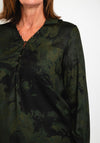 Eva Kayan Leopard Print Sweater, Green