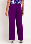 Eva Kayan Mid Rise Wide Leg Trouser, Purple