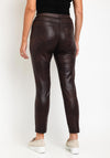 Eva Kayan Faux Leather Skinny Trouser, Deep Brown