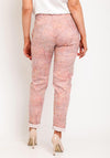 Eva Kayan Leopard Mom Fit Trousers, Pink