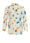 Ever Sassy Embroidered Linen Shirt, Multicoloured
