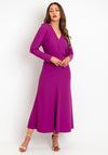 Exquise Ruched Waist A-Line Maxi Dress, Orchid