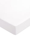 The Home Studio Brushed Cotton Fitted Sheet, White