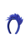 Serafina Collection Feather Headband, Cobalt