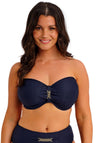 Fantasie Azores Bandeau Bikini Top, Navy