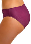 Fantasie Paros Coast Mid Rise Bikini Brief, Purple