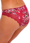 Fantasie Lucia Floral Print Brief, Cherry Red