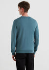 Farah Mullen Merino Wool Crew Neck Sweater, Chalk Blue