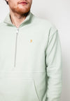 Farah Swanton Half Zip Sweater, Grove Green