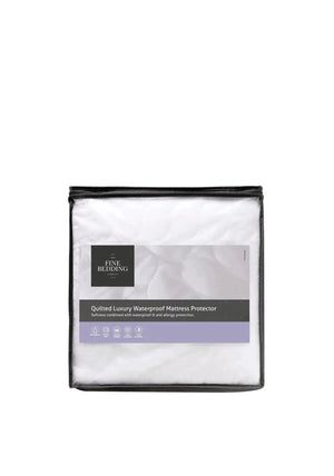 The Fine Bedding Co Quilted Luxury Waterproof Mattress Protector
