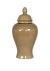 Fern Cottage Large Oval Jar, Caramel