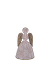 Fern Cottage Small Rattan Style Angel Ornament