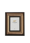 Fern Cottage Beaded Photo Frame 5x7in, Black & Gold