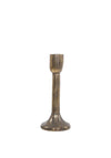 Fern Cottage Distressed Squat Candle Holder Medium, Gold