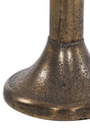 Fern Cottage Distressed Squat Candle Holder Medium, Gold