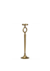 Fern Cottage Ohlson Antique Brass Medium Décor Candle Stand, 50cm