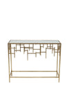 Fern Cottage Contemporary Console Table, Gold
