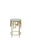 Fern Cottage Contemporary Side Table, Gold