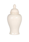 Fern Cottage Large Oval Vase, Cream