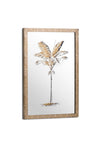 Fern Cottage Metallic Mirrored Brass Palm Wall Art