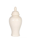 Fern Cottage Small Jar with Lid, Cream
