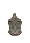 Fern Cottage Small Rimini Storage Jar, Grey