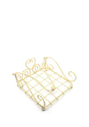 Fern Cottage Antique Napkin Holder, Ivory