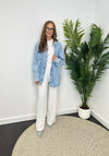 Noisy May Alva Denim Shacket, Light Blue Denim