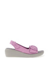Fly London Berk Sling Back Leather Sandals, Pink