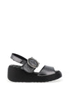 Fly London Digo Sling Back Platform Sandals, Graphite