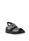 Fly London Digo Sling Back Platform Sandals, Graphite