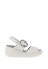 Fly London Digo Sling Back Platform Sandals, White