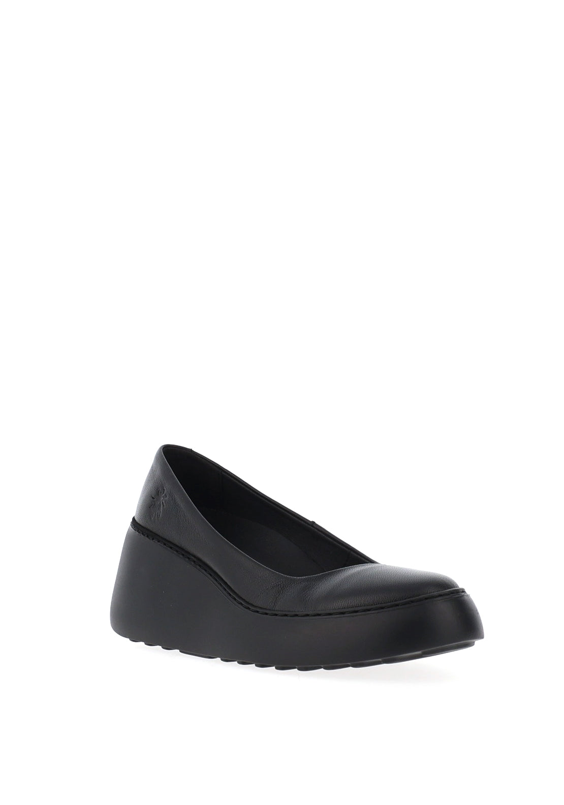 Fly London Wedge Heel Shoes, Black