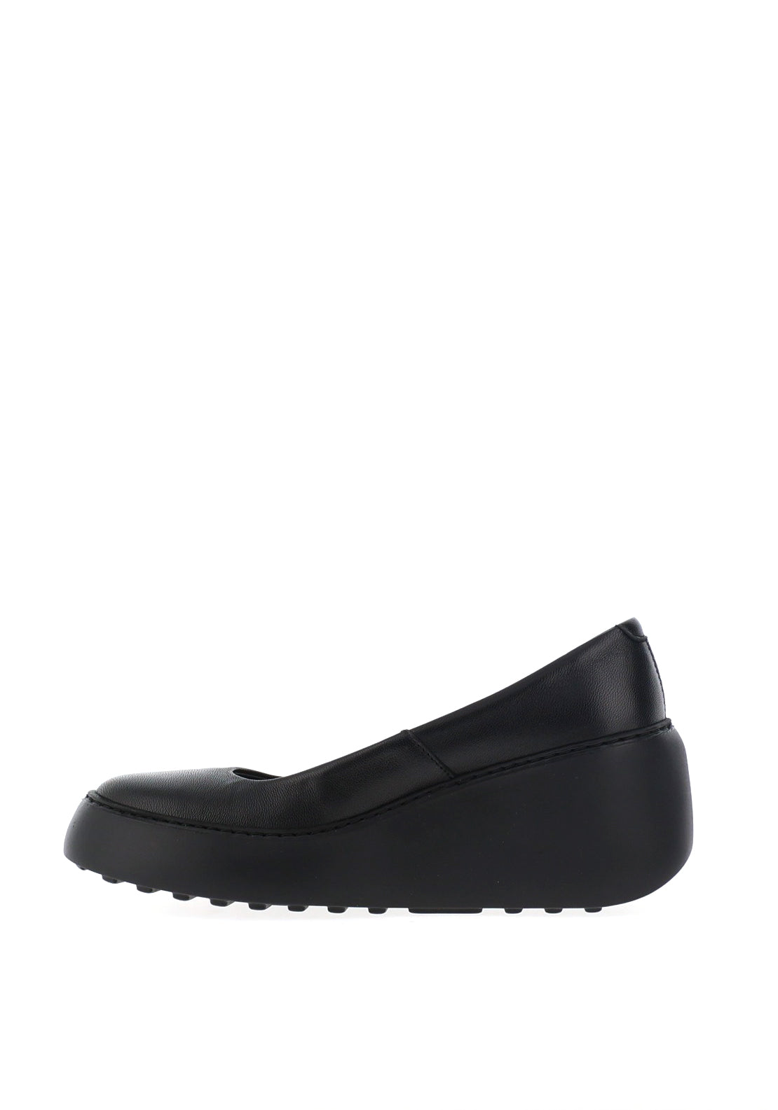 Fly London Wedge Heel Shoes, Black