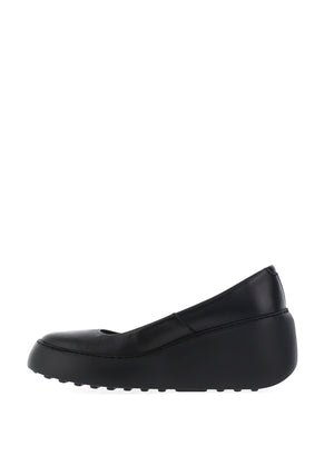 Fly London Wedge Heel Shoes, Black