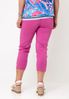Yew Cargo Style Capri Trousers, Pink