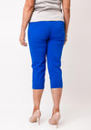Yew Cargo Style Capri Trousers, Royal Blue