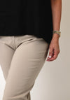 Serafina Collection Slim Leg Trousers, Beige
