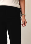 Serafina Collection Slim Leg Cropped Trousers, Black