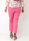 Serafina Collection Slim Leg Capri Trousers, Pink