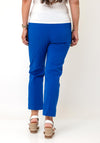 Serafina Collection Slim Leg Cropped Trousers, Royal Blue