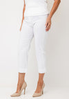 Serafina Collection Slim Leg Trousers, White