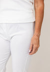 Serafina Collection Slim Leg Trousers, White